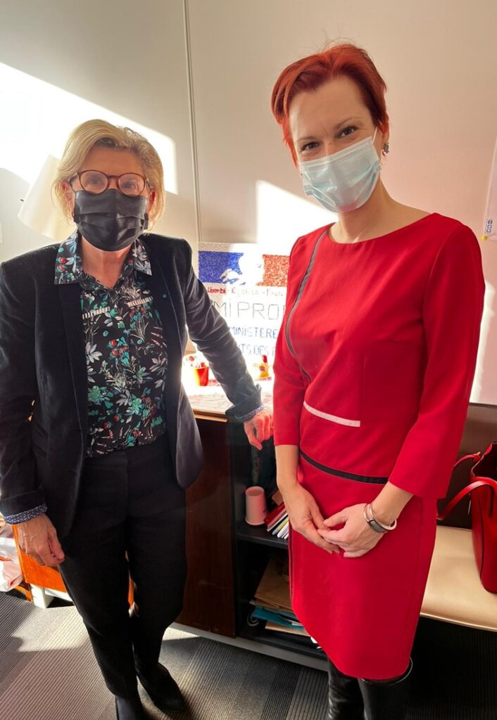 Ms. Elisabeth Moiron-Braud, Secretary General of the Interministerial Mission for the Protection of Women and the Fight Against Human Trafficking