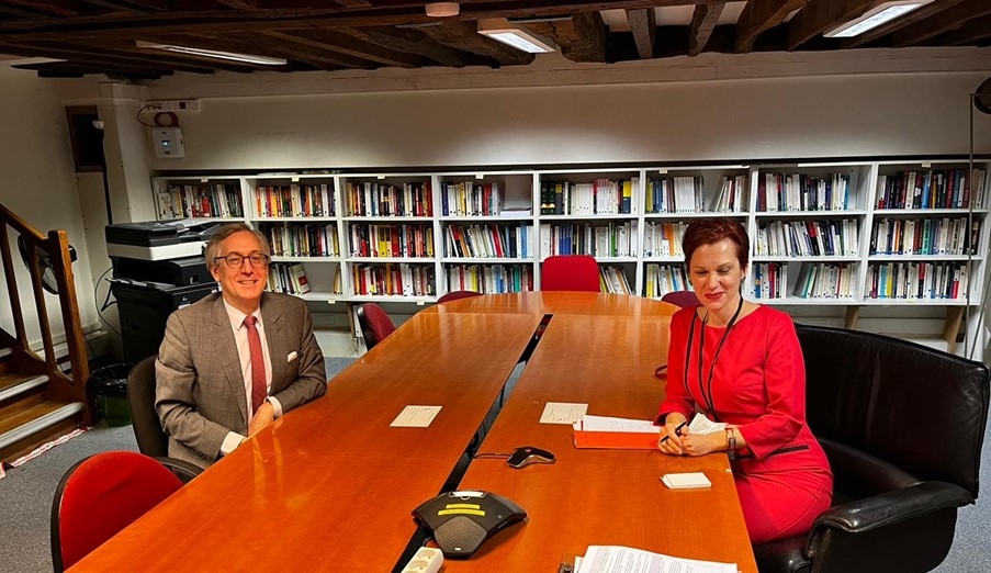 Meeting with Ambassador Jean-Claude Brunet